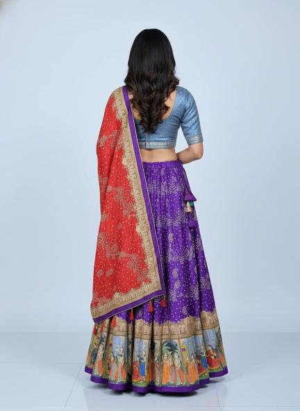 Artriddhs Dola silk D NO DEGITAL 19 Wholesale lehenga choli manufacturers in India